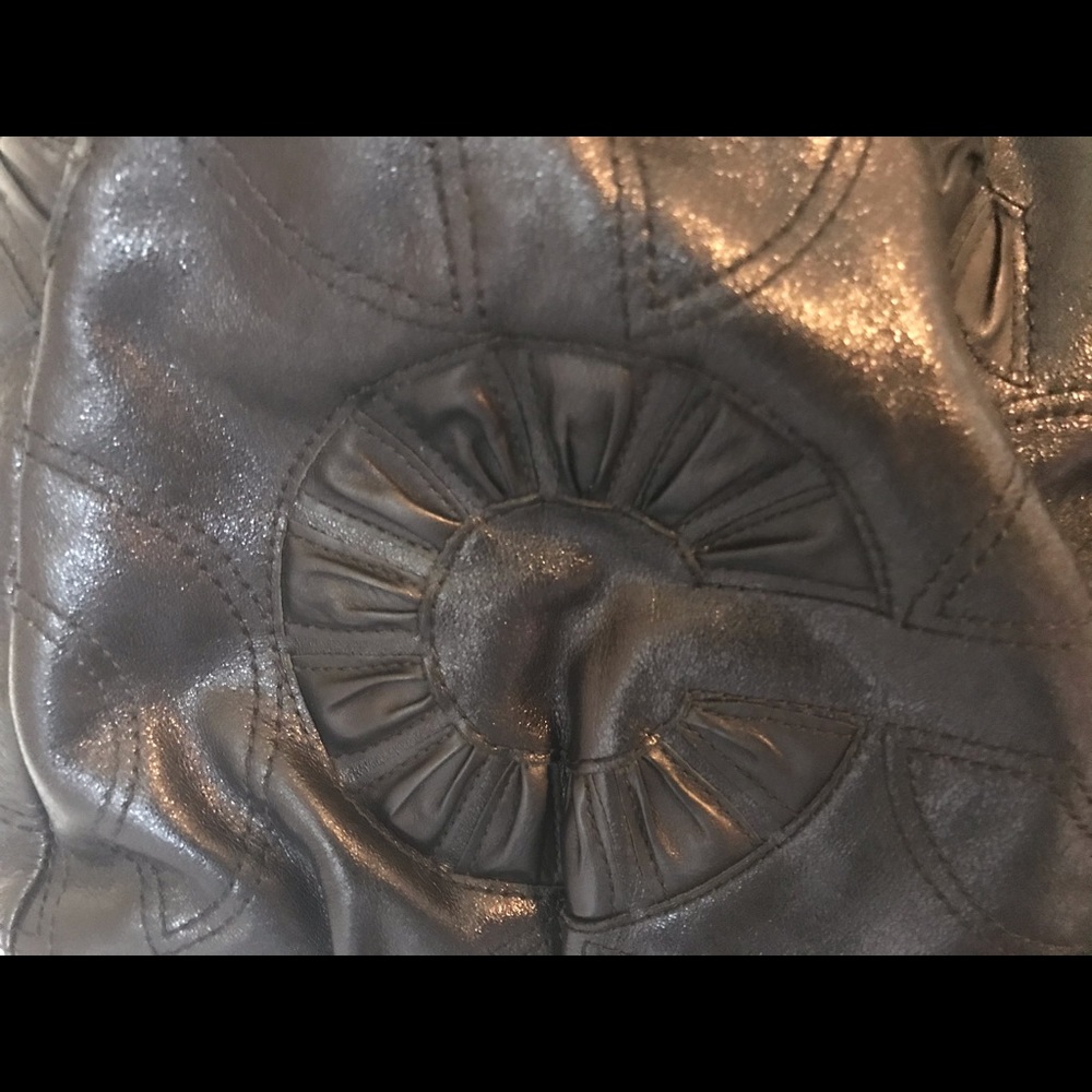 Coach Madison Op Art Maggie Leather Shoulder Bag - Picture 6 of 6